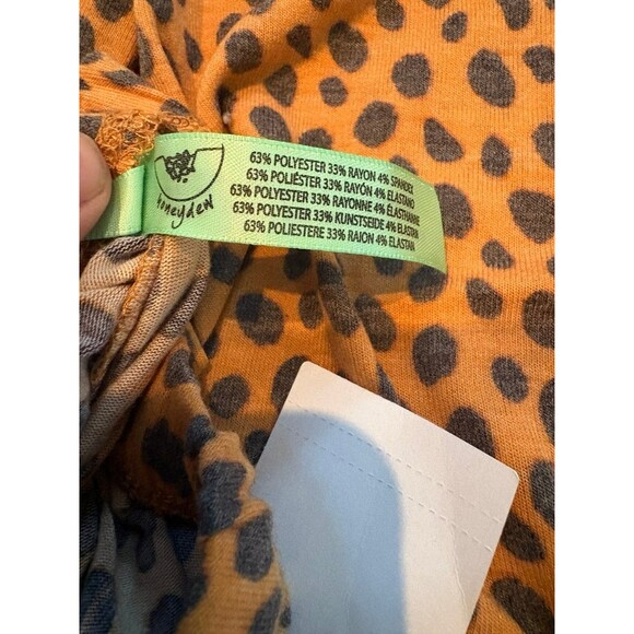 Honeydew Intimates Women's Star Seeker Lounge Set, Pumpkin Spice Cheetah Large - Picture 4 of 7
